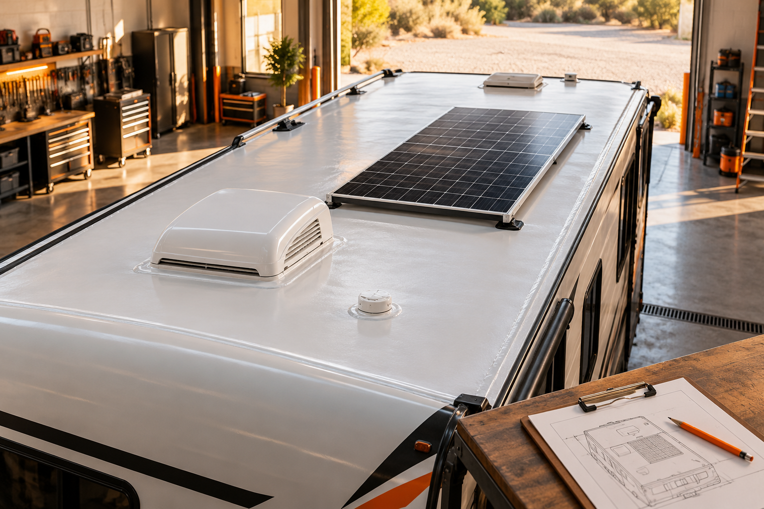 Before You Book an RV Roof Coating: Build a Better Estimate Packet